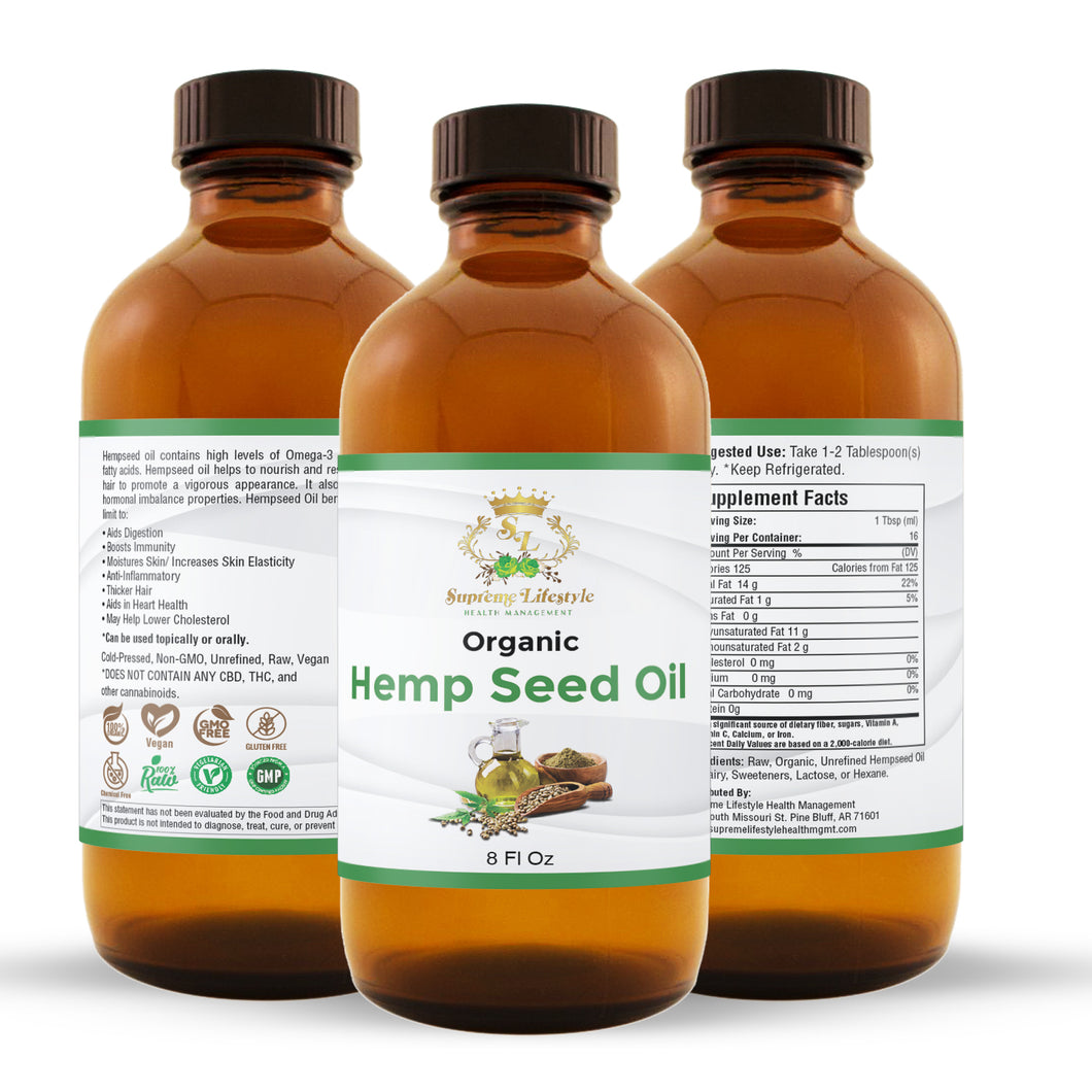 Organic Hemp Seed Oil