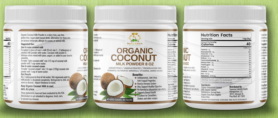 Organic Coconut Milk Powder