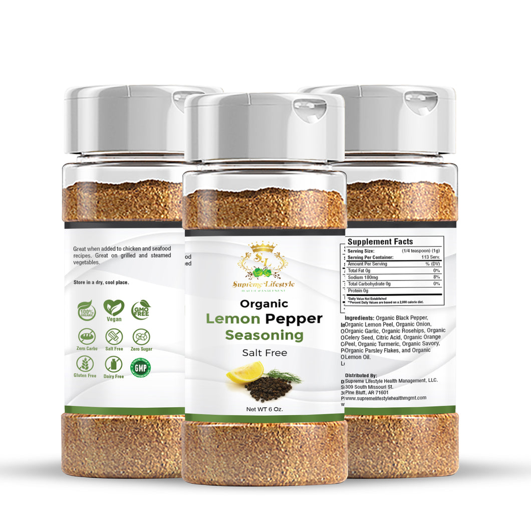 Organic Lemon Pepper Seasoning | Vital Choice